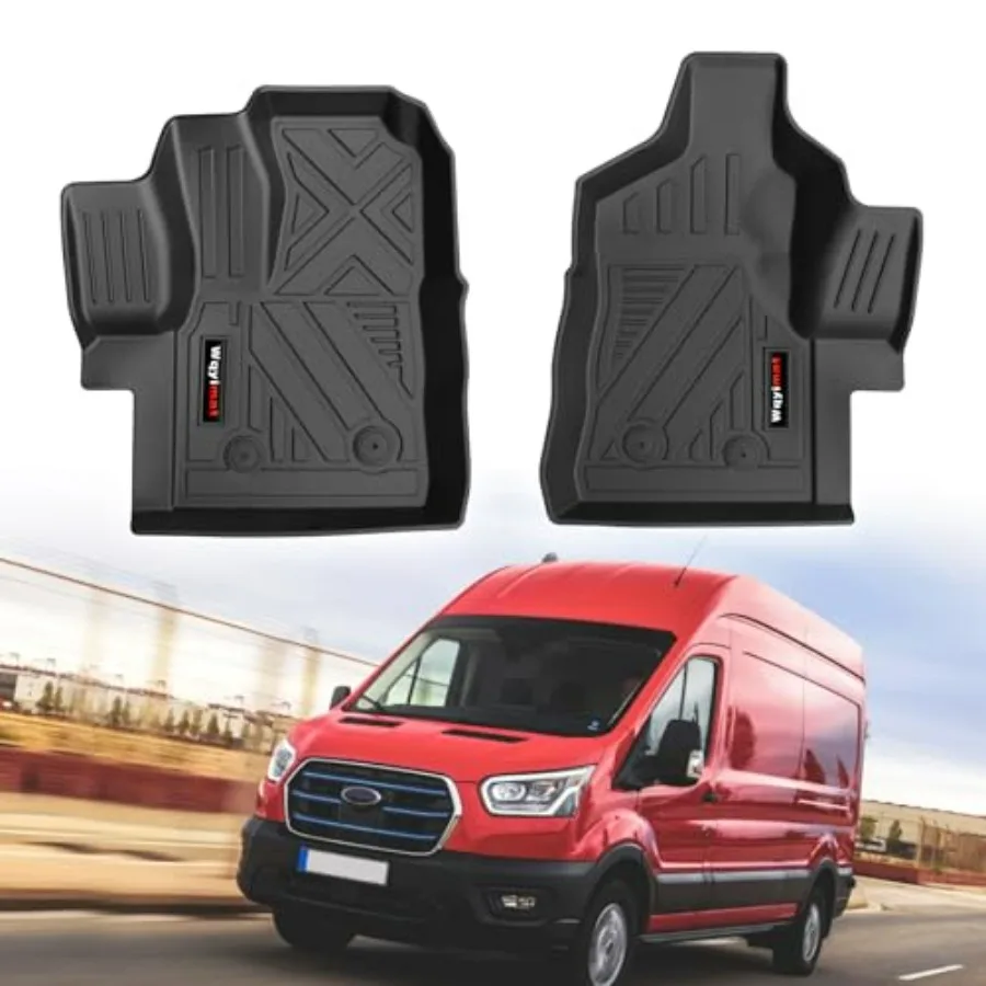 Custom Fit TPE All Weather Floor Mats Liner for 2020-2026 Transit 150/250/350 No Transit Connect 2 Pcs Black Durable Waterproo
Custom Fit TPE All Weather Floor Mats Liner for 2020-2026 Transit 150/250/350 No Transit Connect 2 Pcs Black Durable Waterproo