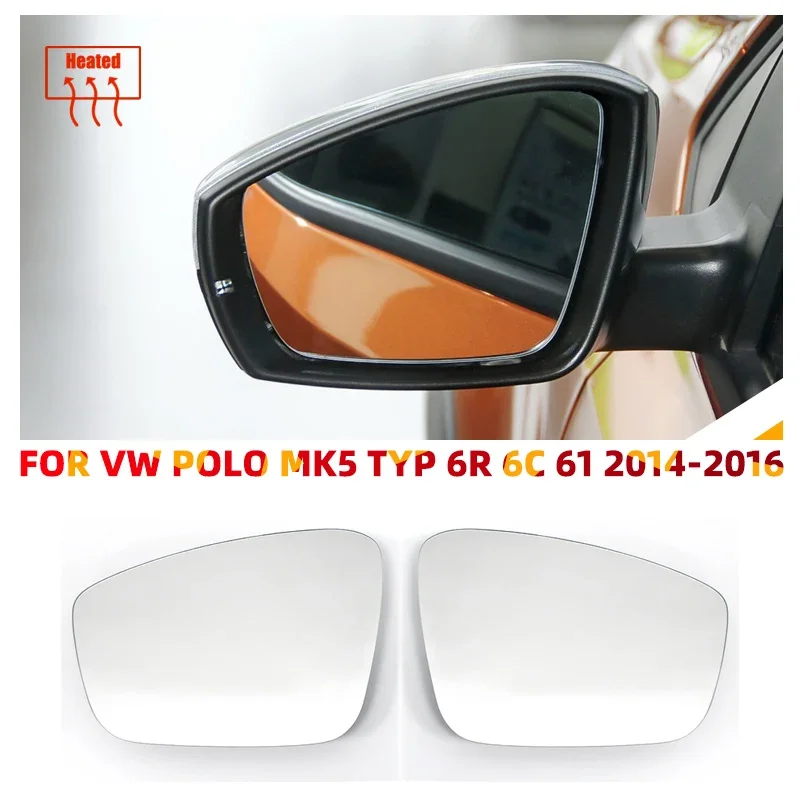 Rearview Wing Side View Mirror Glass for Volkswagen Polo Mk5 Typ 6R 6C 61 2010-2013 Left & Right Heated
Rearview Wing Side View Mirror Glass for Volkswagen Polo Mk5 Typ 6R 6C 61 2010-2013 Left & Right Heated