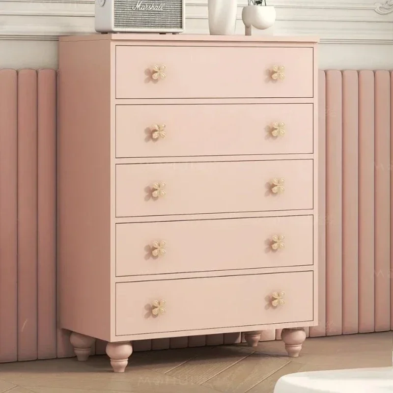 Chest of Drawers Entrance Cabinet Cherry Blossom Powder Simple Modern Wall Locker Cream Style
Chest of Drawers Entrance Cabinet Cherry Blossom Powder Simple Modern Wall Locker Cream Style