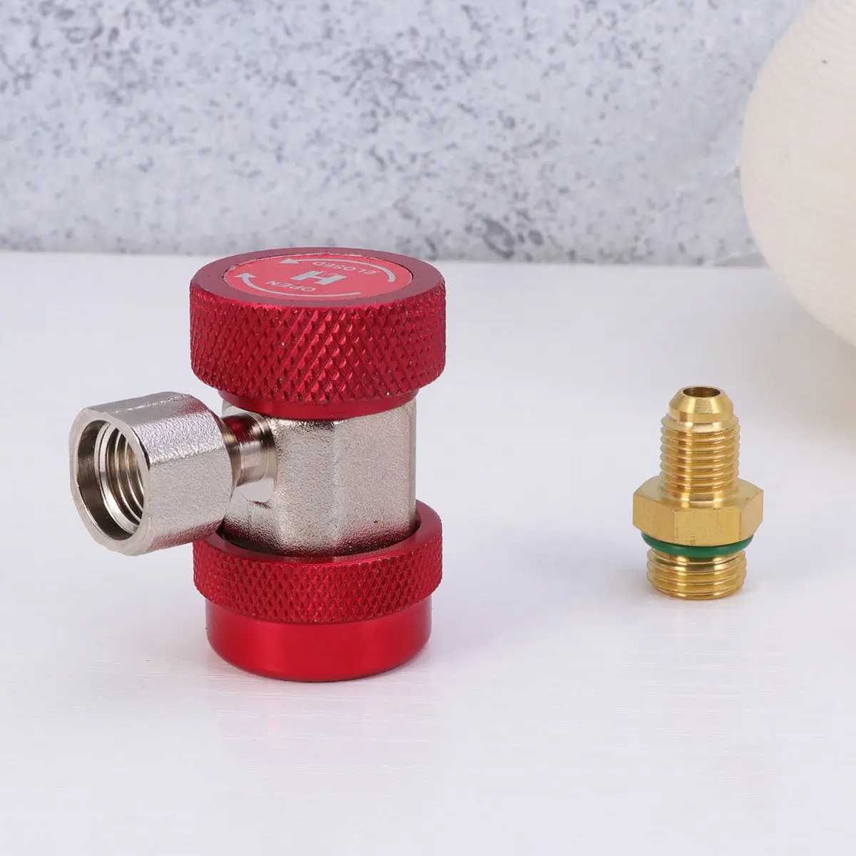 2pcs Charging Coupler Connector Adapter for Air Conditioning Systems Car A/C Refrigerant Hose Repair and Service Equipment
2pcs Charging Coupler Connector Adapter for Air Conditioning Systems Car A/C Refrigerant Hose Repair and Service Equipment
