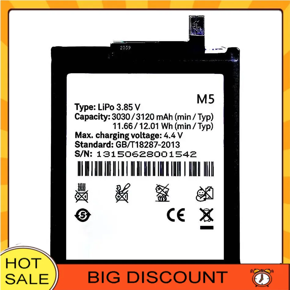3120Mah Environmentally Friendly For BQ Aquaris M5 Battery 3120 Mobile Phone
3120Mah Environmentally Friendly For BQ Aquaris M5 Battery 3120 Mobile Phone