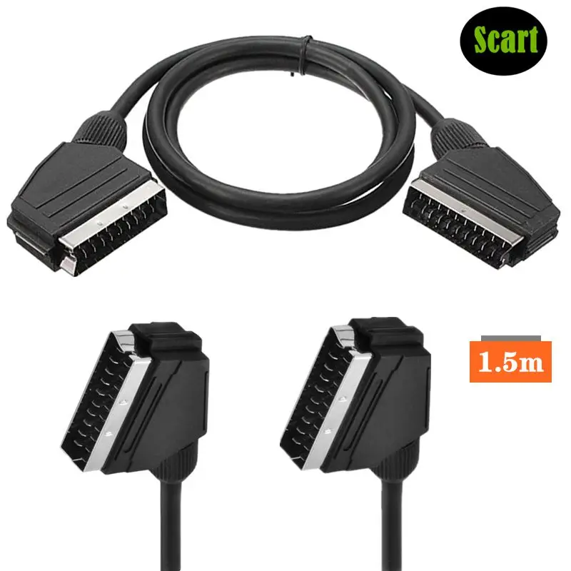 SCART Cable SCART 21Pin Male to Male Audio And Video Cable European Standard TV Cable Broom Head Nickel Plated
SCART Cable SCART 21Pin Male to Male Audio And Video Cable European Standard TV Cable Broom Head Nickel Plated