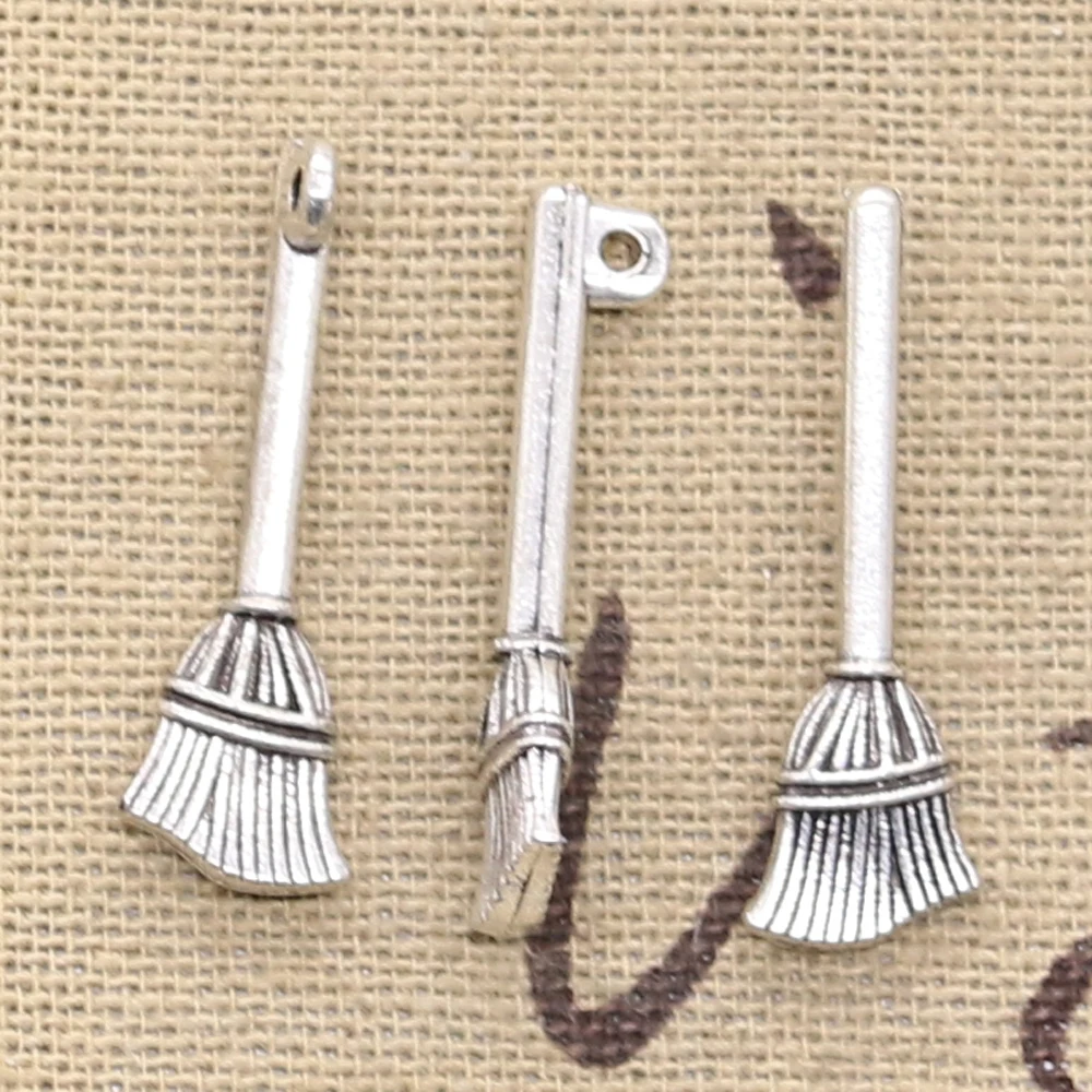 15pcs Charms Beson Broom 27x10mm Antique Making Pendant fit,Vintage Tibetan Bronze Silver color,DIY Handmade Jewelry
15pcs Charms Beson Broom 27x10mm Antique Making Pendant fit,Vintage Tibetan Bronze Silver color,DIY Handmade Jewelry