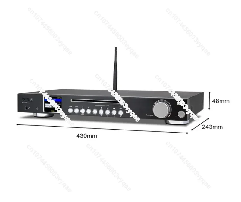 Цифровой проигрыватель карт TF WR-50CD Сеть WIFI Радиоприемник DAB+FM с синим зубом
Цифровой проигрыватель карт TF WR-50CD Сеть WIFI Радиоприемник DAB+FM с синим зубом