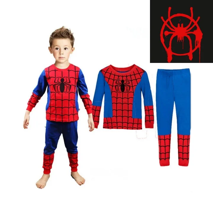 New Spider Kids Sleepers Hero Collection Set Boys Girls Cartoon Long Sleeve Sleepwear 2-7T Pajama Set Comfortable Cotton PJs
New Spider Kids Sleepers Hero Collection Set Boys Girls Cartoon Long Sleeve Sleepwear 2-7T Pajama Set Comfortable Cotton PJs