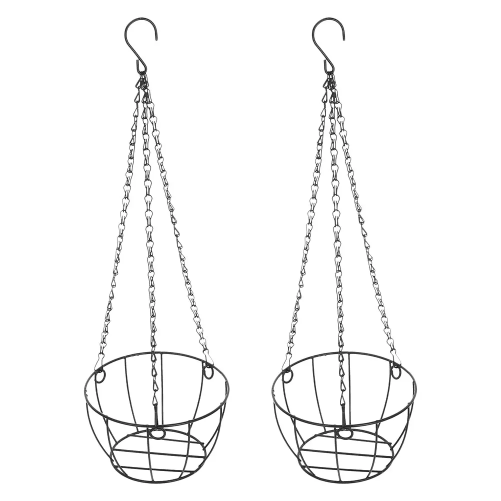2pcs Hanging Plant Pots Round Metal Basket For Indoor Outdoor Garden Balcony Porch Decor Durable Iron Wire Planter Holder Chain
2pcs Hanging Plant Pots Round Metal Basket For Indoor Outdoor Garden Balcony Porch Decor Durable Iron Wire Planter Holder Chain