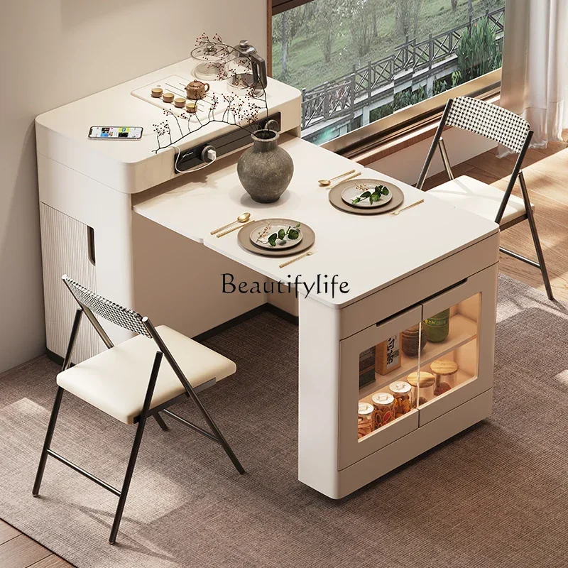 yj21 Island dining table integrated household retractable folding small apartment bar guide table dining table
yj21 Island dining table integrated household retractable folding small apartment bar guide table dining table
