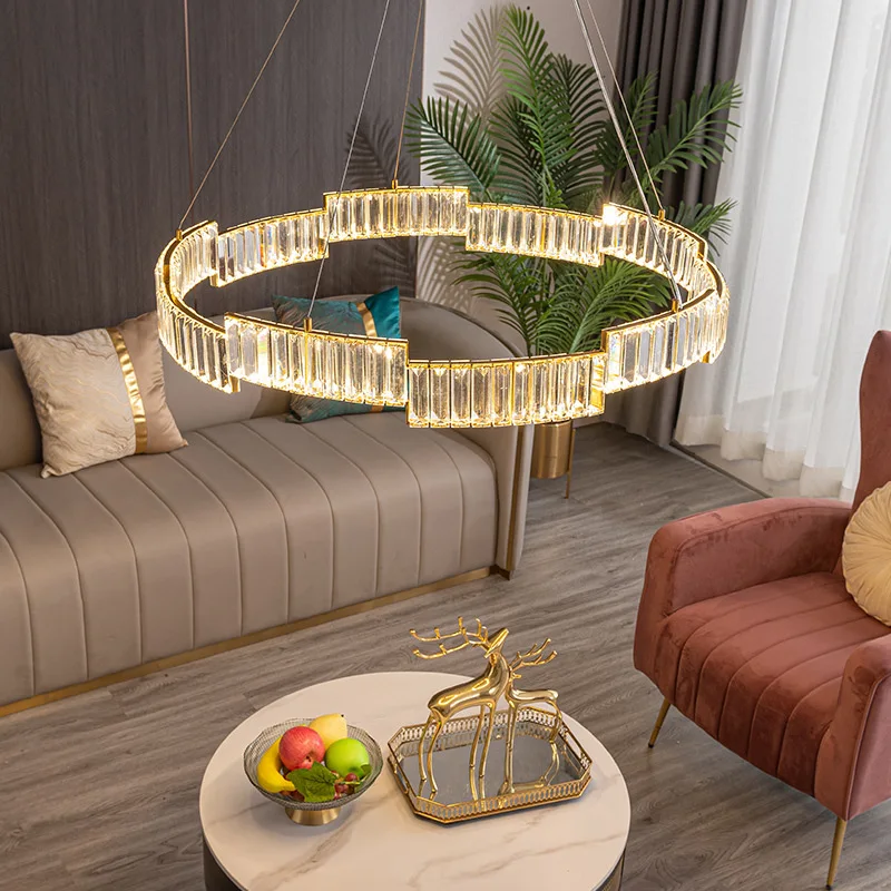 Hanging Lamps For Ceiling Luxury Modern Pendant Lights Crystal Ring Lights Led Lustre Decoration Home Decor
Hanging Lamps For Ceiling Luxury Modern Pendant Lights Crystal Ring Lights Led Lustre Decoration Home Decor