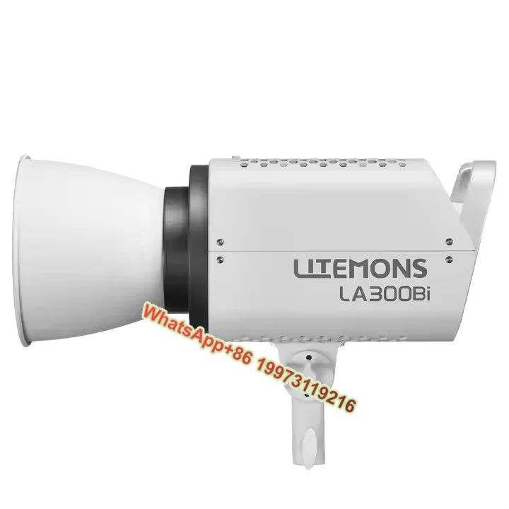 Litemons LA300Bi 300W LED Light Bi-Color Video Lighting 2800-6500K COB Bowens Mount Studio Photography App Control
Litemons LA300Bi 300W LED Light Bi-Color Video Lighting 2800-6500K COB Bowens Mount Studio Photography App Control