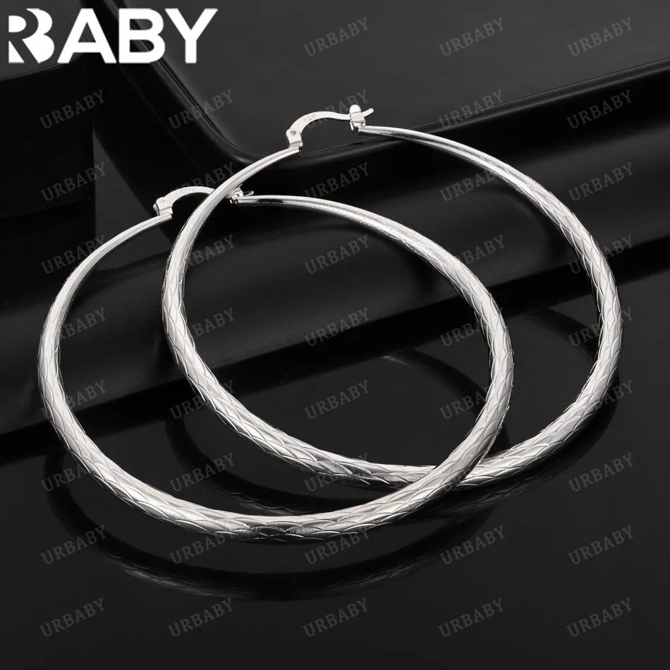 URBABY стерлингового серебра 925 пробы, текстурированные серьги-кольца для женщин, подарок на годовщину, популярные дикие модные вечерние украшения
URBABY стерлингового серебра 925 пробы, текстурированные серьги-кольца для женщин, подарок на годовщину, популярные дикие модные вечерние украшения