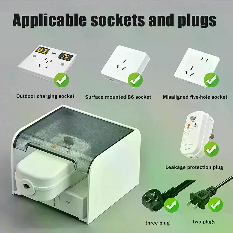 1 шт. 86 тип уличная водонепроницаемая розетка защитная крышка бытовой выключатель света розетка брызгозащищенные защитные принадлежности
1 шт. 86 тип уличная водонепроницаемая розетка защитная крышка бытовой выключатель света розетка брызгозащищенные защитные принадлежности