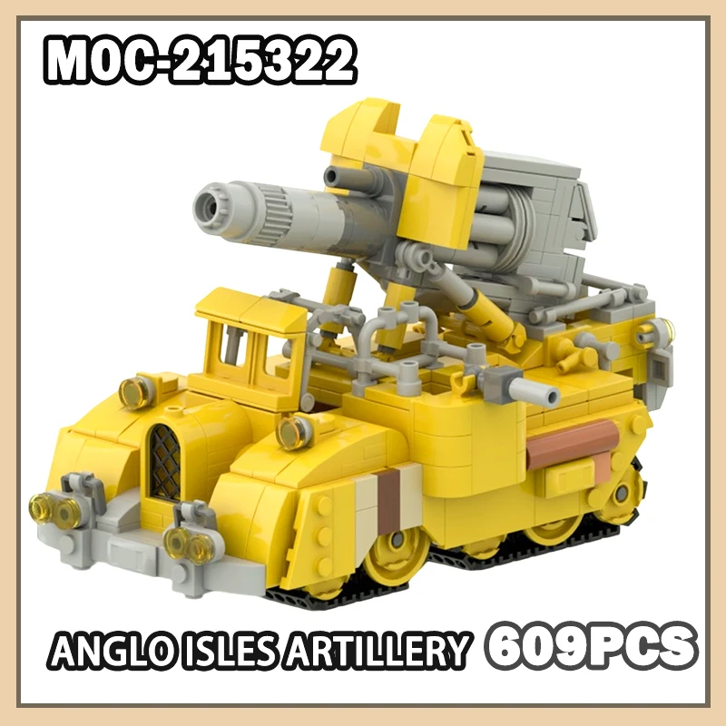 MOC-215322 Популярное военное оружие, игры Anglo Isles, артиллерийский строительный блок, сборная технология, модель танка для взрослых, игрушка, 609 шт.
MOC-215322 Популярное военное оружие, игры Anglo Isles, артиллерийский строительный блок, сборная технология, модель танка для взрослых, игрушка, 609 шт.