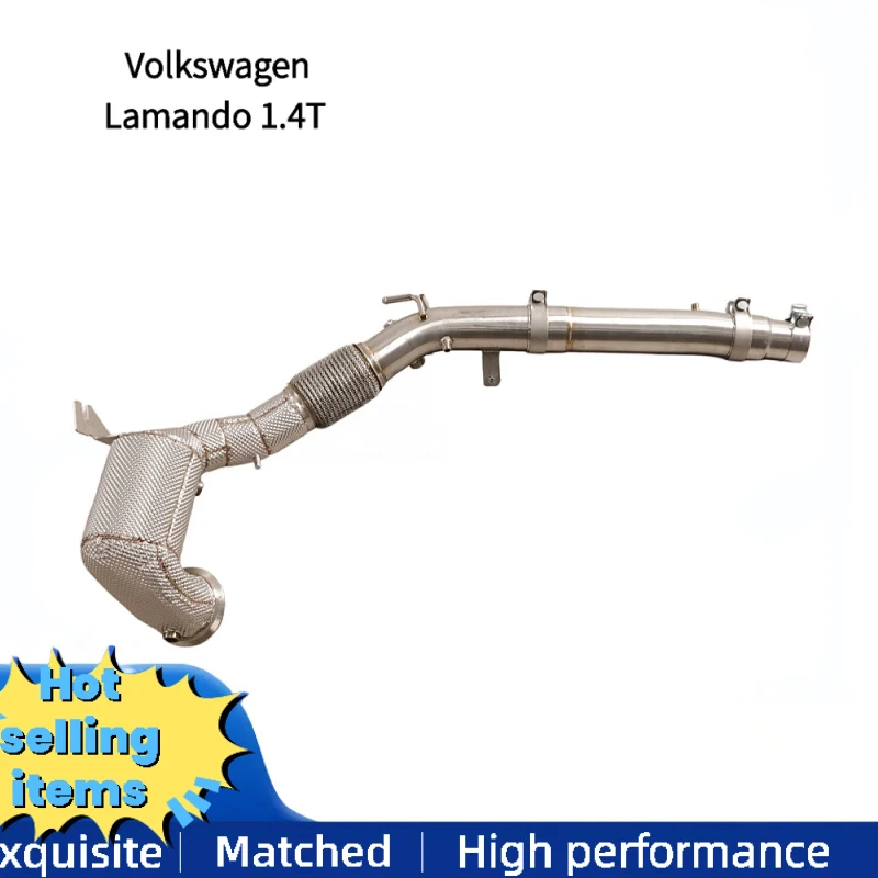 High Flow Stainless Steel Exhaust Header Downpipe for Volkswagen Lamando 1.4T Exhaust Pipes Protected Thermal Shield Racing Pipe
High Flow Stainless Steel Exhaust Header Downpipe for Volkswagen Lamando 1.4T Exhaust Pipes Protected Thermal Shield Racing Pipe