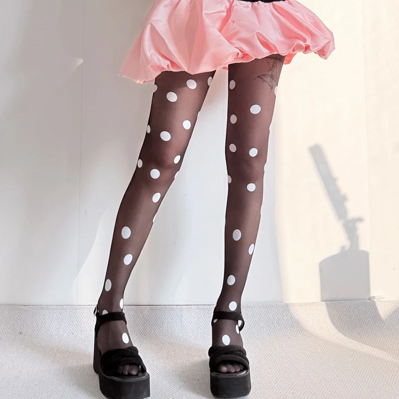 Y2K Polka Dot Stockings Women Tights With Polka Dot Print 2026 Summer 30D Ultra-thin Translucent Spicy Girl Sheer Pantyhose
Y2K Polka Dot Stockings Women Tights With Polka Dot Print 2026 Summer 30D Ultra-thin Translucent Spicy Girl Sheer Pantyhose