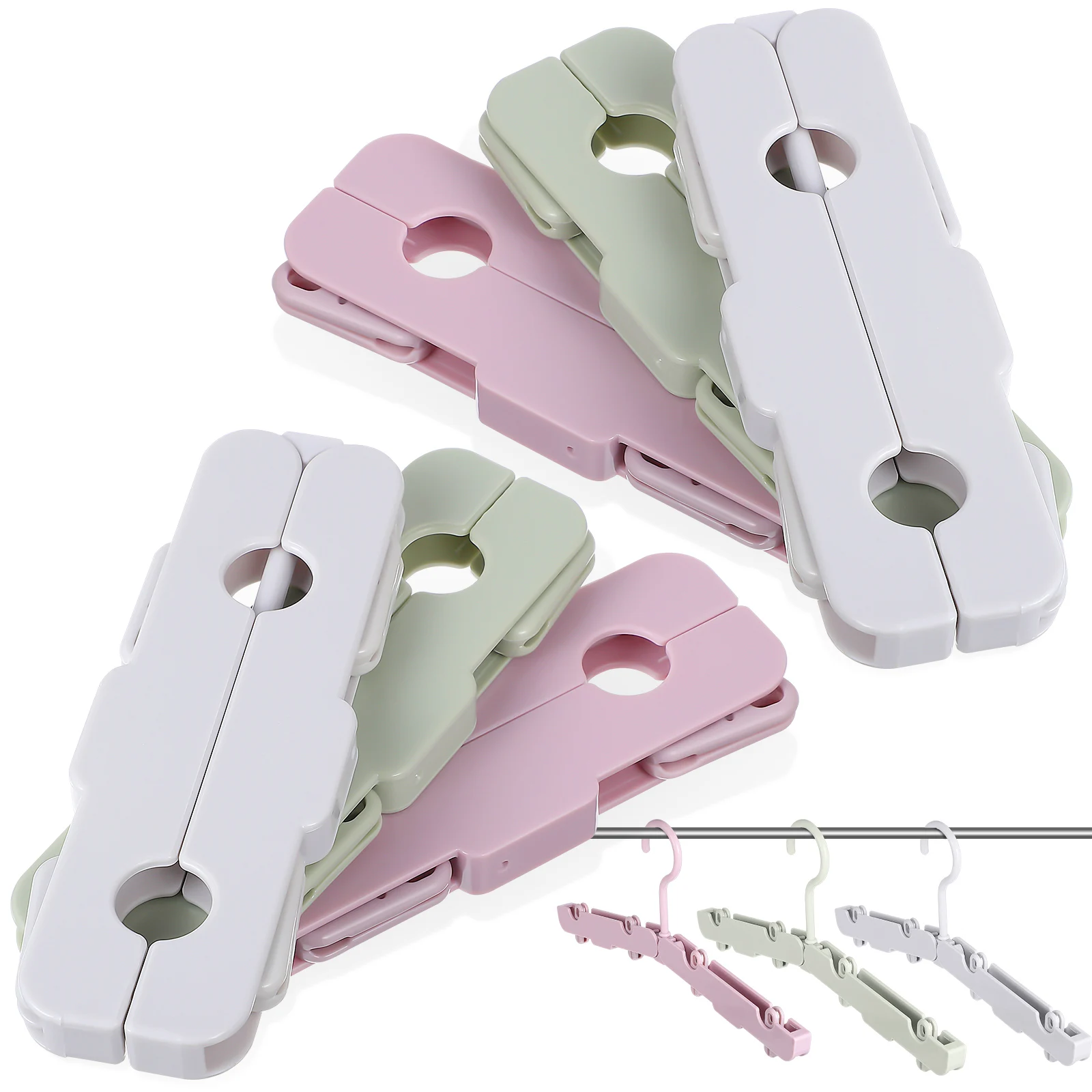 Foldable Clothes Hangers Travel Coat Hangers 360 Degree Hooks Space Saving Design For Socks Hats Tops Pants Coats Suits Suitcase
Foldable Clothes Hangers Travel Coat Hangers 360 Degree Hooks Space Saving Design For Socks Hats Tops Pants Coats Suits Suitcase