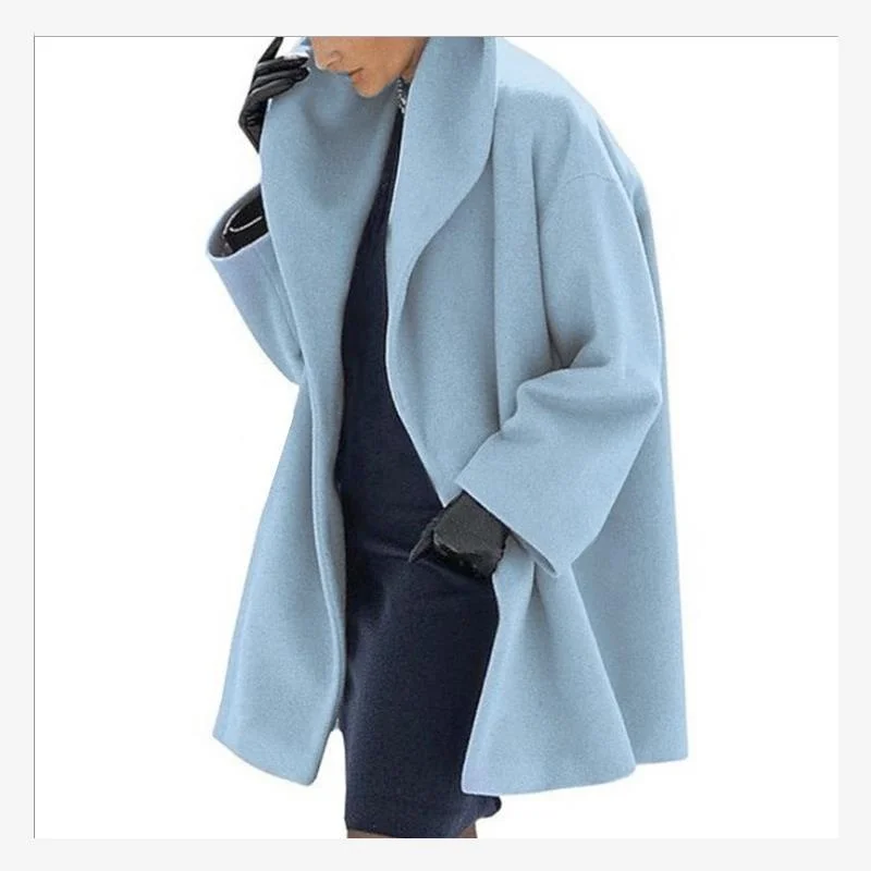 Women's Faionable Autumn Winter Coat Loose Fit round Ne Hooded Double-Faced Woolen Coat Multi-Color Ladies Clothing
Women's Faionable Autumn Winter Coat Loose Fit round Ne Hooded Double-Faced Woolen Coat Multi-Color Ladies Clothing