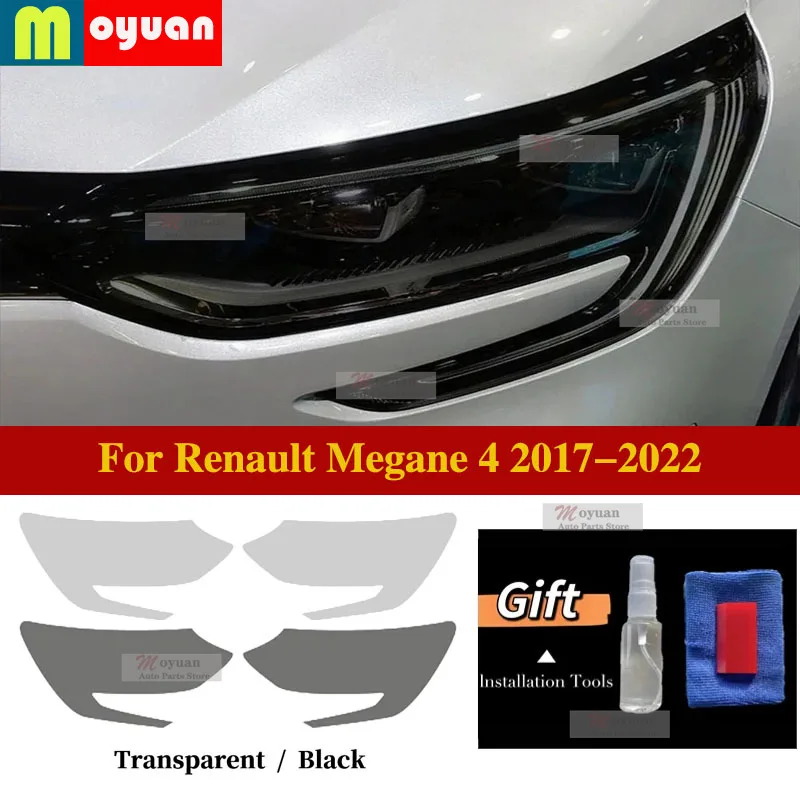 For Renault Megane 4 2017-2022 Car Headlight Protective Car Film Headlamp Transparent Black TPU Exterior Sticker Car Accessories
For Renault Megane 4 2017-2022 Car Headlight Protective Car Film Headlamp Transparent Black TPU Exterior Sticker Car Accessories