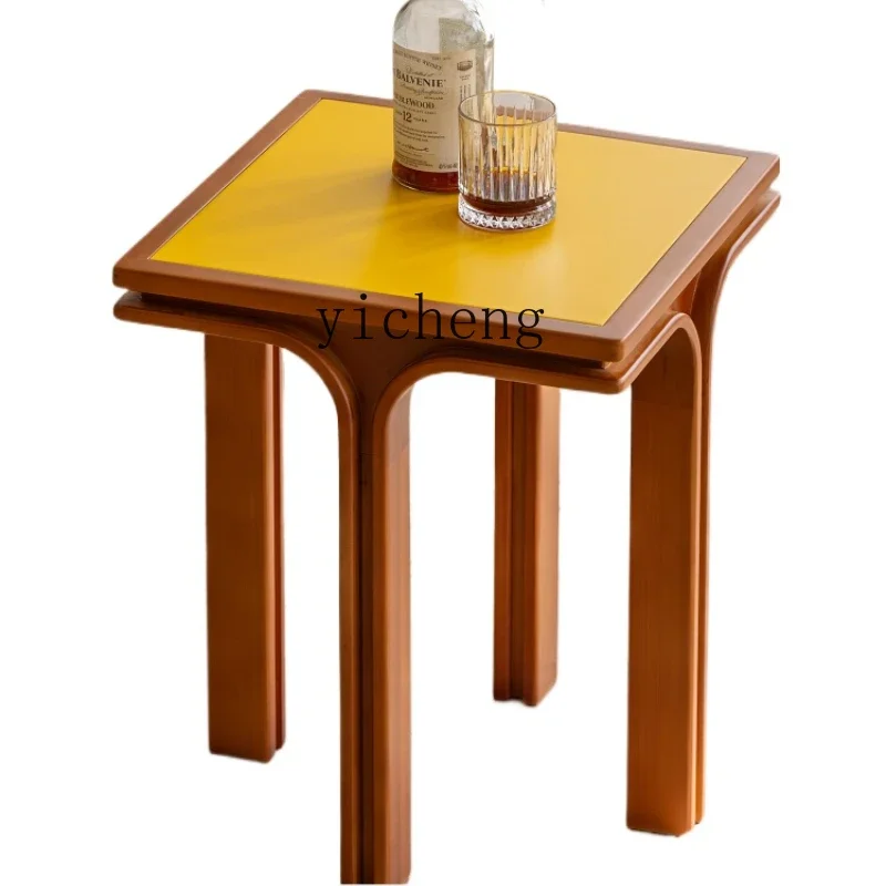 XL medieval side table living room solid wood sofa bedroom bedside table home retro corner table
XL medieval side table living room solid wood sofa bedroom bedside table home retro corner table