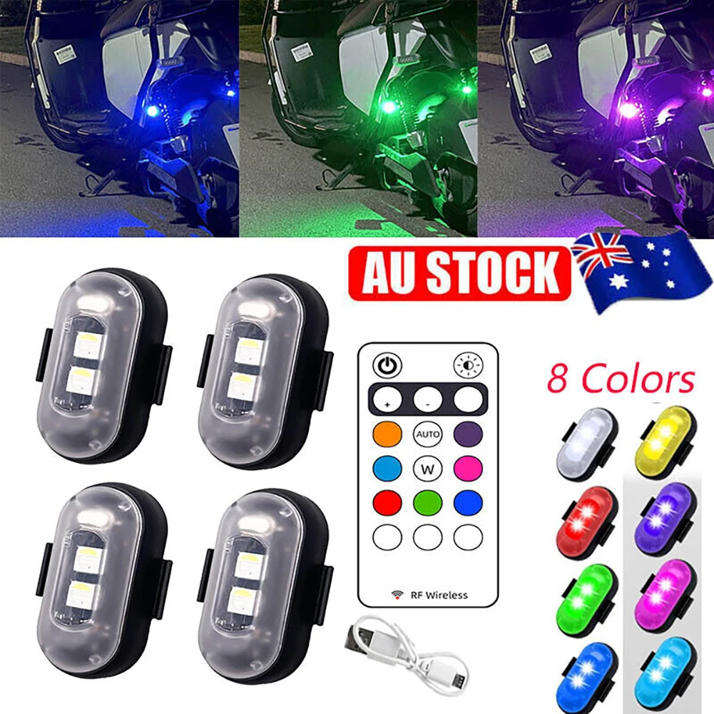 Motorcycle LED RGB Warning Light Universal Mini Signal Light Drone With Controller Strobe Light 7 Color Indicator Safety Lights
Motorcycle LED RGB Warning Light Universal Mini Signal Light Drone With Controller Strobe Light 7 Color Indicator Safety Lights