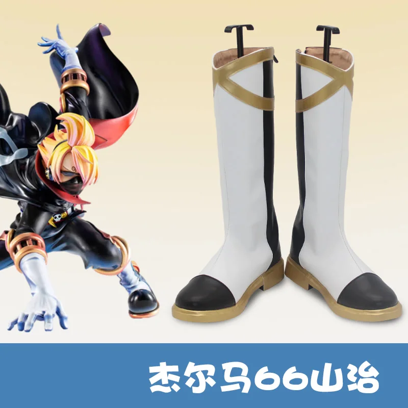 Germa 66 Sanji Cosplay Shoes Boots Anime Halloween Carnival Cosplay PU Leather Shoes Custom Made 
Germa 66 Sanji Cosplay Shoes Boots Anime Halloween Carnival Cosplay PU Leather Shoes Custom Made