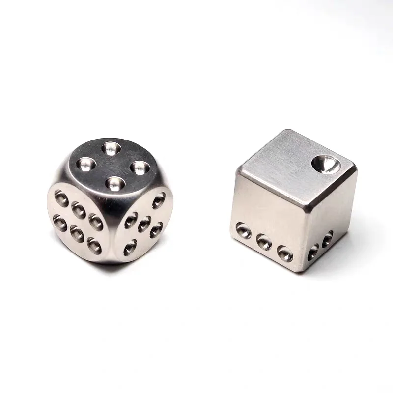 Titanium Alloy Dice/Dices, Creative Ice-Cold Beverage Tools, Rock-Paper-Scissors Game Accessories, Solid Cnc Polished, Stress-Relief Toy
Titanium Alloy Dice/Dices, Creative Ice-Cold Beverage Tools, Rock-Paper-Scissors Game Accessories, Solid Cnc Polished, Stress-Relief Toy