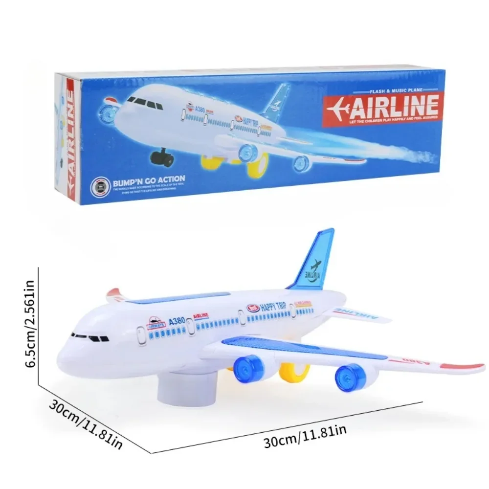 Smulation Plane Flashing Lights Music Toys Plane LED Flashing Lights Airplane Toy for Kids,Children‘s Electric Airplane Model
Smulation Plane Flashing Lights Music Toys Plane LED Flashing Lights Airplane Toy for Kids,Children‘s Electric Airplane Model