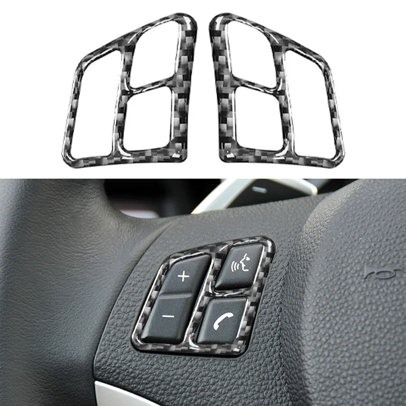 2pcs Car Styling Real Carbon Fiber Auto Steering Wheel Button Cover Trim Stickers For BMW 3 Serie E90 2005-2012
2pcs Car Styling Real Carbon Fiber Auto Steering Wheel Button Cover Trim Stickers For BMW 3 Serie E90 2005-2012