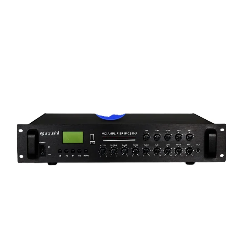 Oupushi IP-2350U 350W Five-zone Tuning Digital Power Audio Amplifier High Speed Network Interface
Oupushi IP-2350U 350W Five-zone Tuning Digital Power Audio Amplifier High Speed Network Interface