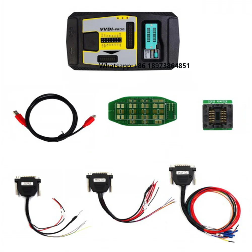 Super Programmer Car Key Programming Machine Auto ECU Chip Tuning Tools for Xhorse VVDI PROG V5.3.3 Multi-Language Read/Write
Super Programmer Car Key Programming Machine Auto ECU Chip Tuning Tools for Xhorse VVDI PROG V5.3.3 Multi-Language Read/Write