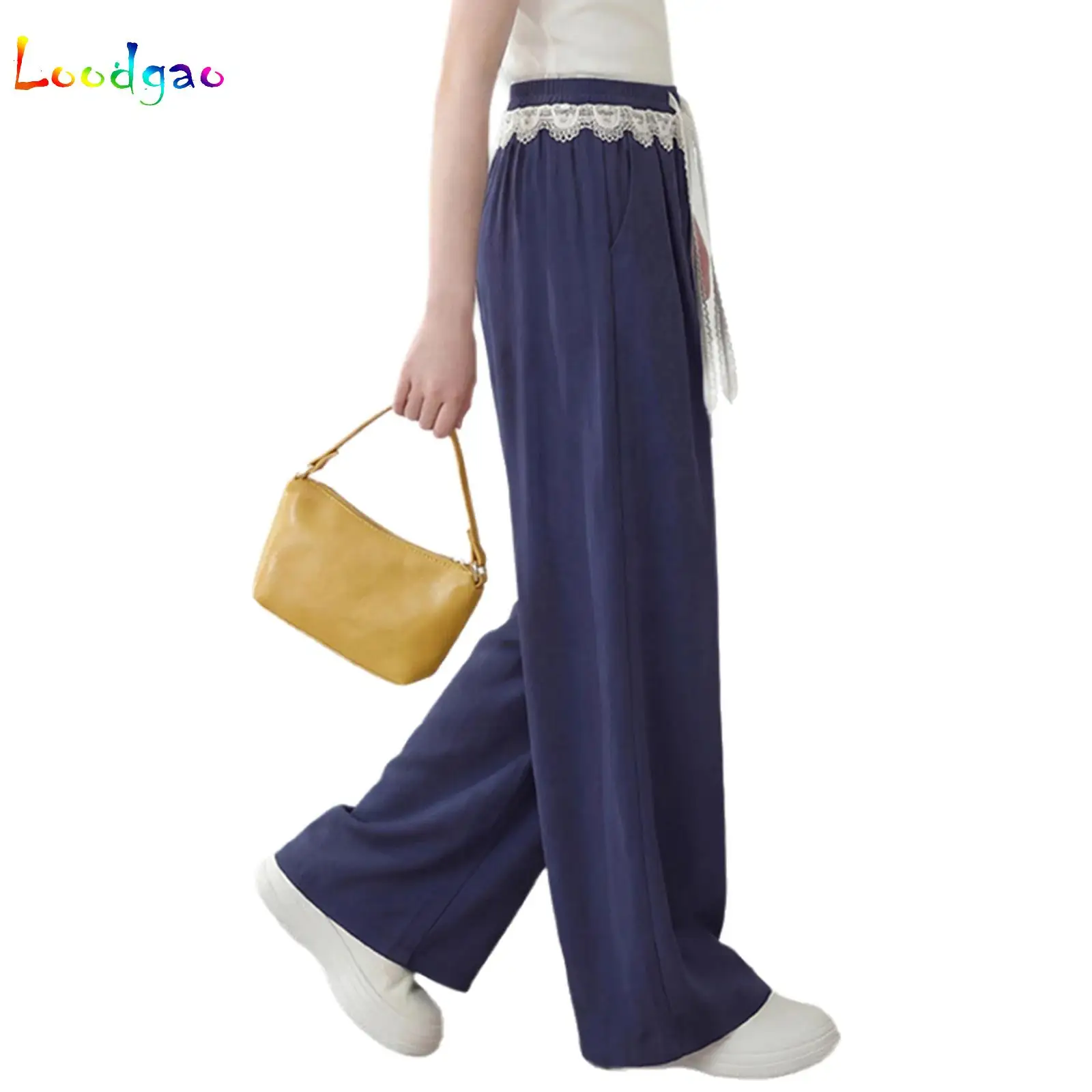 Kids Girls Lace Trim Pants Drawstring Elastic Waist Wide-leg Trousers with Pockets for Casual Daily Life Park Picnic
Kids Girls Lace Trim Pants Drawstring Elastic Waist Wide-leg Trousers with Pockets for Casual Daily Life Park Picnic