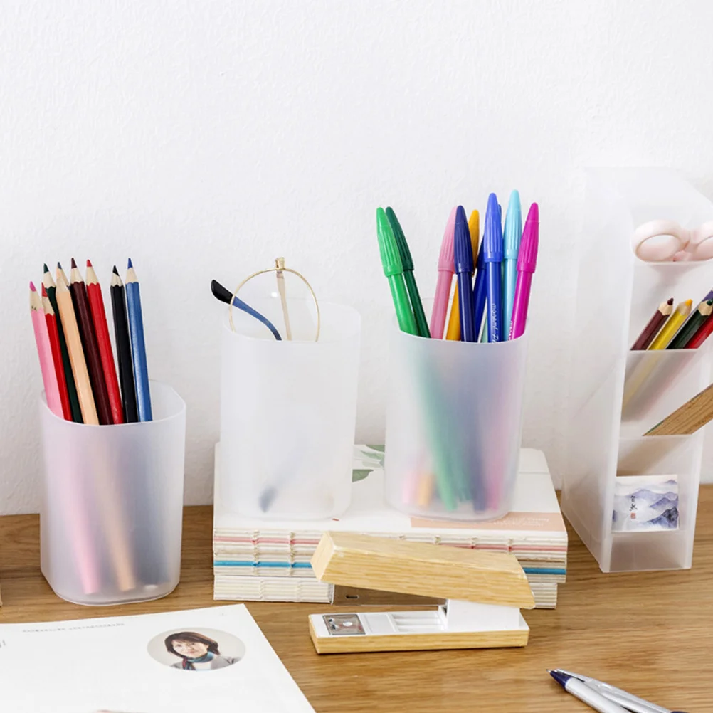 3Pcs Desk Organizer Pen Storage Cup Holder Stationery Container Box for Office School Use Comfortable Handling Well Polished
3Pcs Desk Organizer Pen Storage Cup Holder Stationery Container Box for Office School Use Comfortable Handling Well Polished