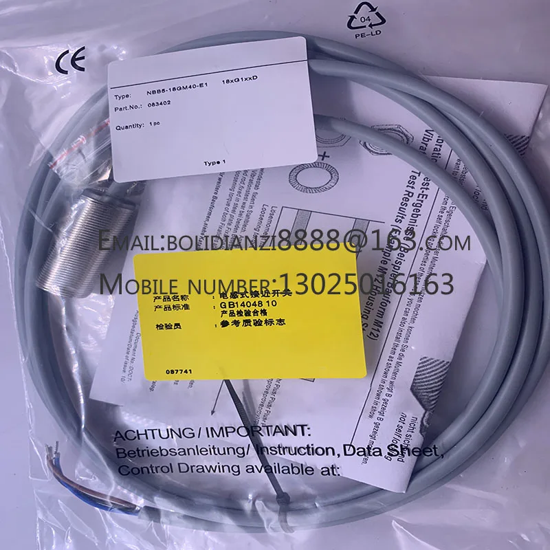 Новый датчик приближения NBB5-18GM50-Z1 NBB5-18GM60-E3 NBB5-18GM40-E3 Гарантия один год В наличии
Новый датчик приближения NBB5-18GM50-Z1 NBB5-18GM60-E3 NBB5-18GM40-E3 Гарантия один год В наличии