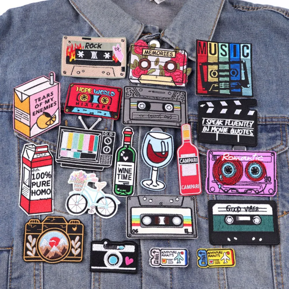 Embroidery Patch Cartoon Tape TV Badge Decorative DIY Iron on Patches for Clothes Appliques for Clothing Stickers Scp
Embroidery Patch Cartoon Tape TV Badge Decorative DIY Iron on Patches for Clothes Appliques for Clothing Stickers Scp