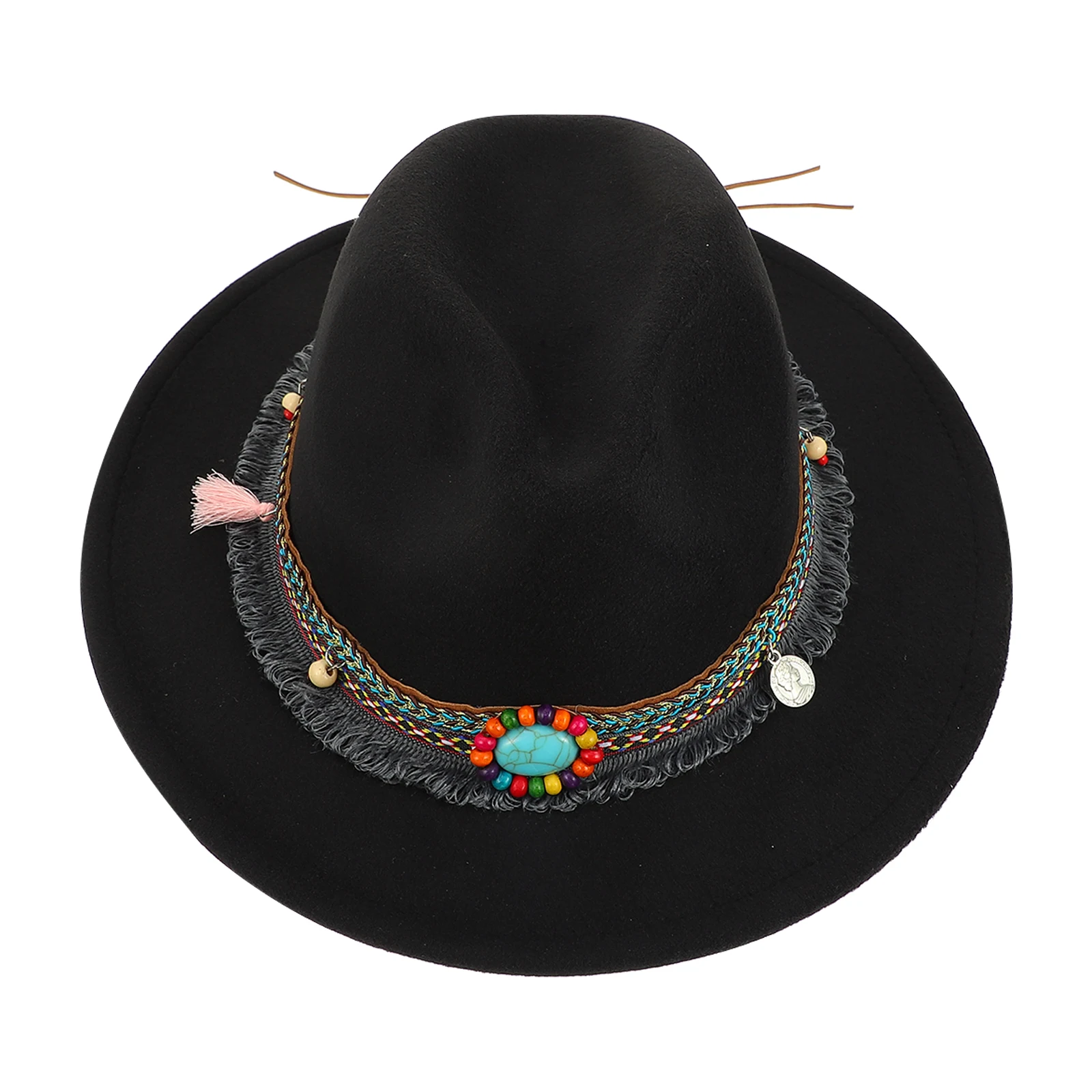 Retro Woolen Hats Classic Felt Jazz Hat Comfortable Wear Ethnic Style Sun Protection Wide Brim Fashion Personalized Gift
Retro Woolen Hats Classic Felt Jazz Hat Comfortable Wear Ethnic Style Sun Protection Wide Brim Fashion Personalized Gift