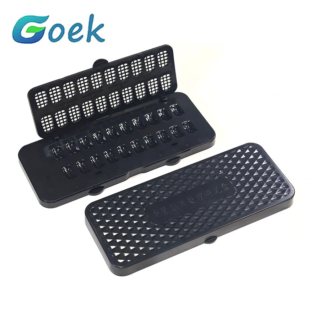 20pcs Tooth Positions Dental Veneer Storage Box Cleaning and Light Avoidance Two in One Net Cover All Ceramic Pretreatment Patch
20pcs Tooth Positions Dental Veneer Storage Box Cleaning and Light Avoidance Two in One Net Cover All Ceramic Pretreatment Patch