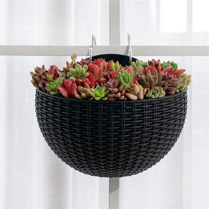 Hot Selling-Wall Hanging Flower Pots, Railing Hanging Flower Pots For Fenced Balconies, Window Plant Stands Flower Pots,Wall Han
Hot Selling-Wall Hanging Flower Pots, Railing Hanging Flower Pots For Fenced Balconies, Window Plant Stands Flower Pots,Wall Han