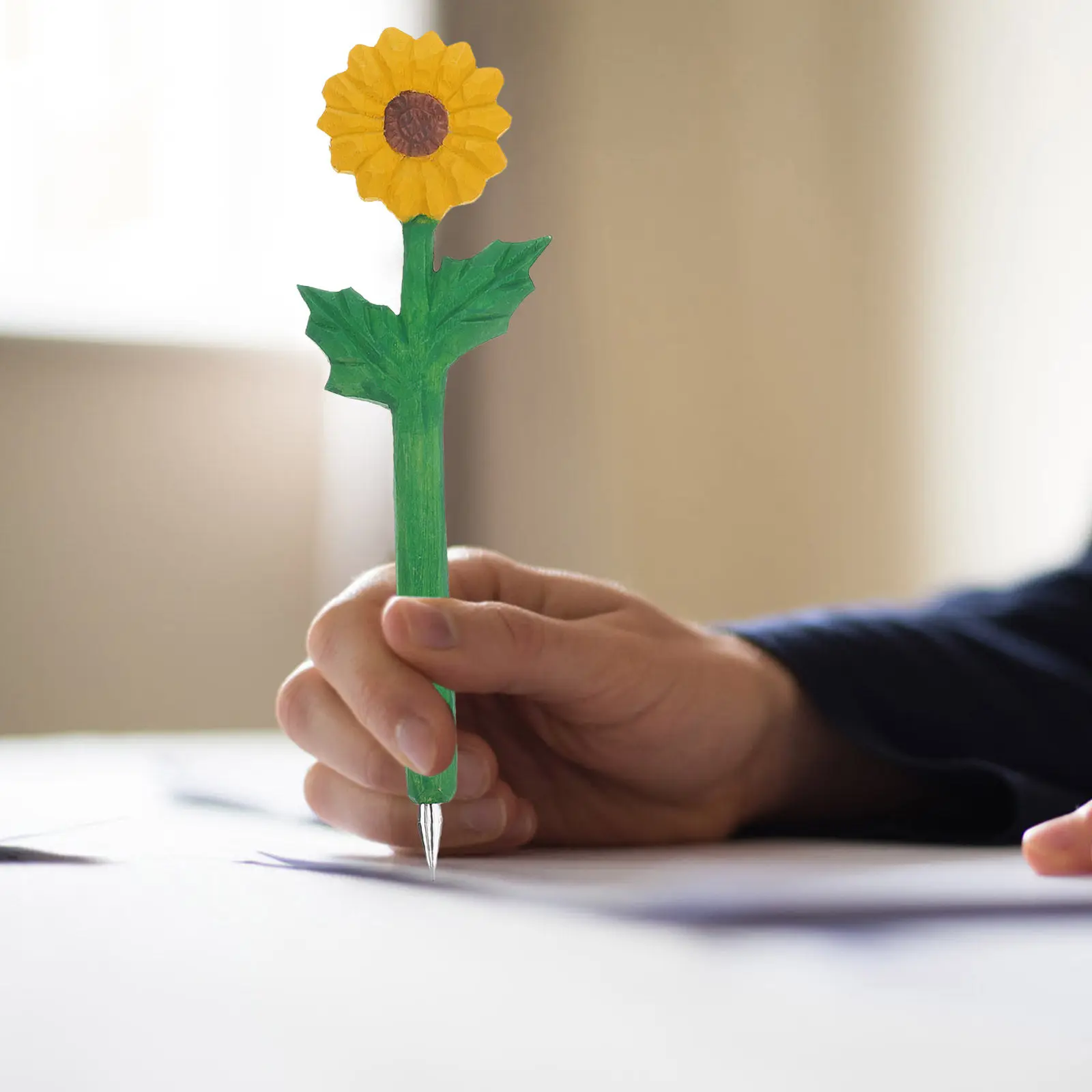 Wooden Sunflower Pen Vintage Engraved Smooth Writing Decorative Creative Pen for Journaling Office Home Women Stationery Pens
Wooden Sunflower Pen Vintage Engraved Smooth Writing Decorative Creative Pen for Journaling Office Home Women Stationery Pens