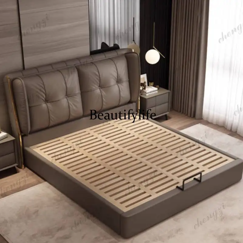 European Modern Bed Double Decoration Elegant Wooden Luxury Double Bed Frame Adults Storage Cama Matrimonial Furniture For Home
European Modern Bed Double Decoration Elegant Wooden Luxury Double Bed Frame Adults Storage Cama Matrimonial Furniture For Home