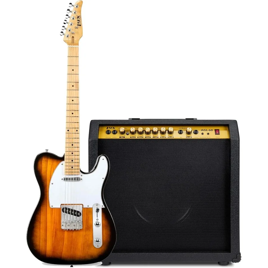 39 Электрогитара серии TL, полноразмерный корпус Paulownia с 3-слойной накладкой, 3-позиционным переключателем и регулятором громкости/тона Sunburst Finis
39 Электрогитара серии TL, полноразмерный корпус Paulownia с 3-слойной накладкой, 3-позиционным переключателем и регулятором громкости/тона Sunburst Finis