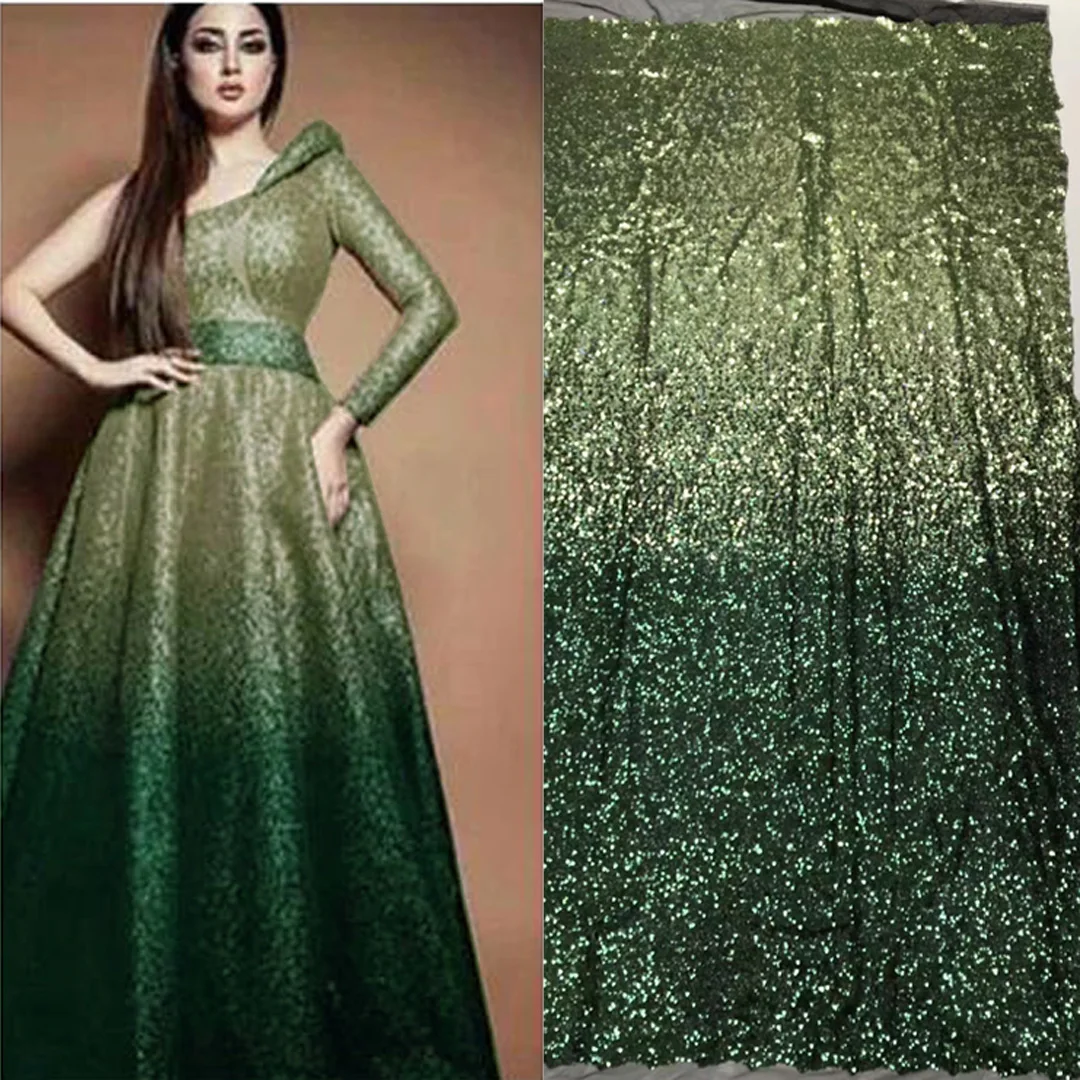 (5yards/pc) high quality gradient green African sequins lace French net lace fabric for bling bling party dress 7 colors FSS006
(5yards/pc) high quality gradient green African sequins lace French net lace fabric for bling bling party dress 7 colors FSS006