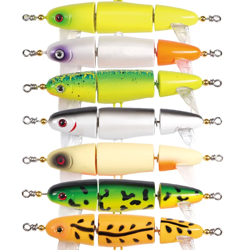 Top Water 3-Section Fishing Lures Sea Bass Crankbaits Minnow Whopper Freshwater Saltwater Floating Lure for Catfish Pike Teaser
Top Water 3-Section Fishing Lures Sea Bass Crankbaits Minnow Whopper Freshwater Saltwater Floating Lure for Catfish Pike Teaser