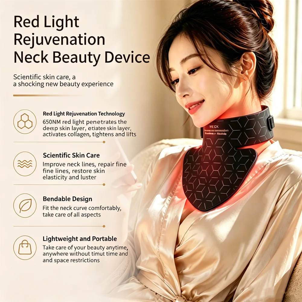 New Red Light LED Neck Mask Beauty Instrument
New Red Light LED Neck Mask Beauty Instrument