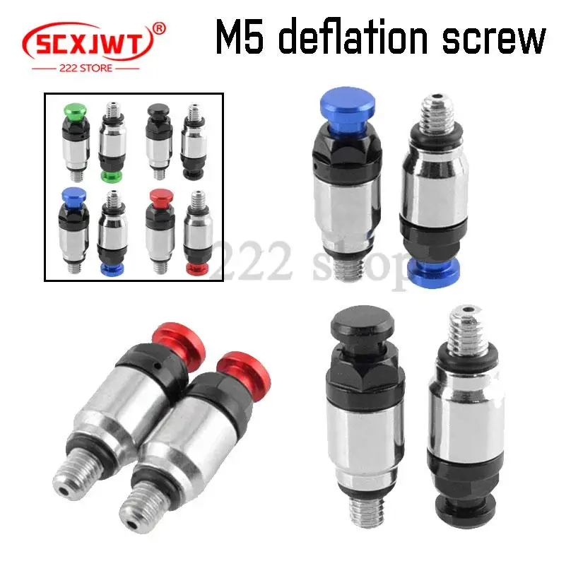 M5x0.8mm spiral fork air release valve is suitable for motorcycle front fork air release valve
M5x0.8mm spiral fork air release valve is suitable for motorcycle front fork air release valve