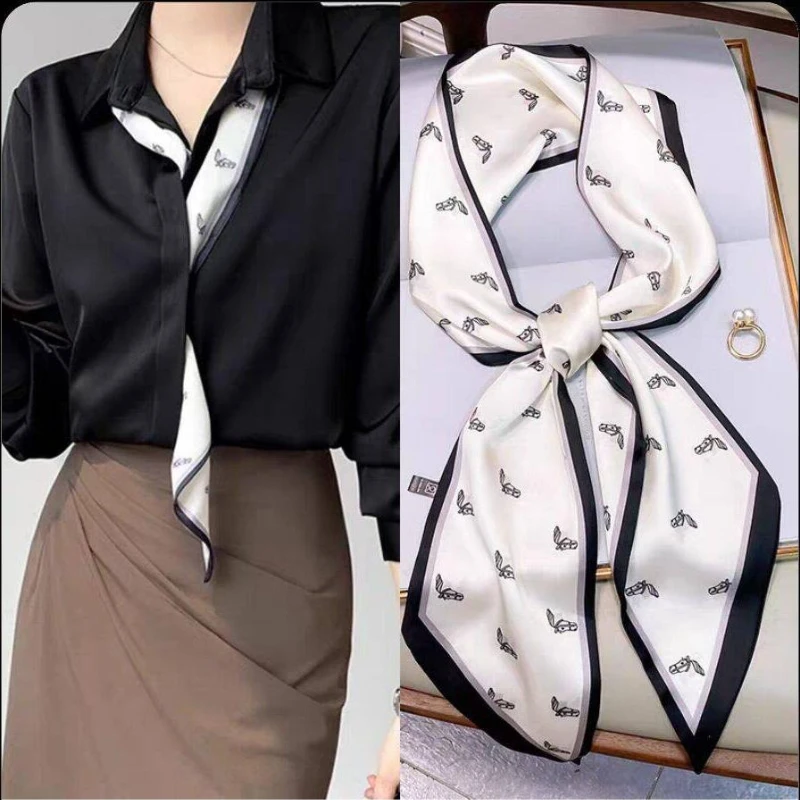 Horse's Head Neck Tie Hair Ribbon Bevel Silk Scarf Women Neck Tie Bag Scarfs Satin Silk Skinny Headscarves Ladies Foulard Floral
Horse's Head Neck Tie Hair Ribbon Bevel Silk Scarf Women Neck Tie Bag Scarfs Satin Silk Skinny Headscarves Ladies Foulard Floral