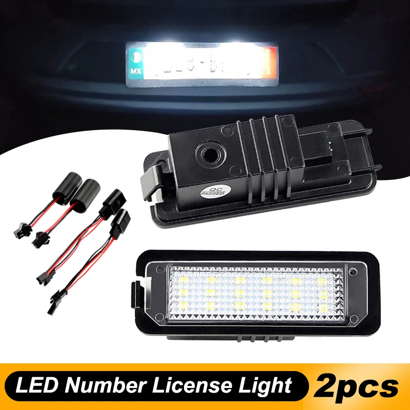 12V Car License Plate Lights For Skoda Seat Leon Ibiza VW Golf 4 5 6 MK4 MK5 Passat CC Polo Volkswagen LED Lamp Auto Accessories
12V Car License Plate Lights For Skoda Seat Leon Ibiza VW Golf 4 5 6 MK4 MK5 Passat CC Polo Volkswagen LED Lamp Auto Accessories