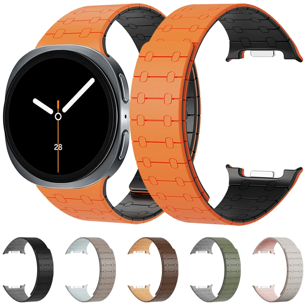 Magnetic Silicone Straps for Samsung Galaxy Watch 8 Classic 46mm Bracelet Correa Galaxy Watch 8 40mm 44mm Band Accessories
Magnetic Silicone Straps for Samsung Galaxy Watch 8 Classic 46mm Bracelet Correa Galaxy Watch 8 40mm 44mm Band Accessories