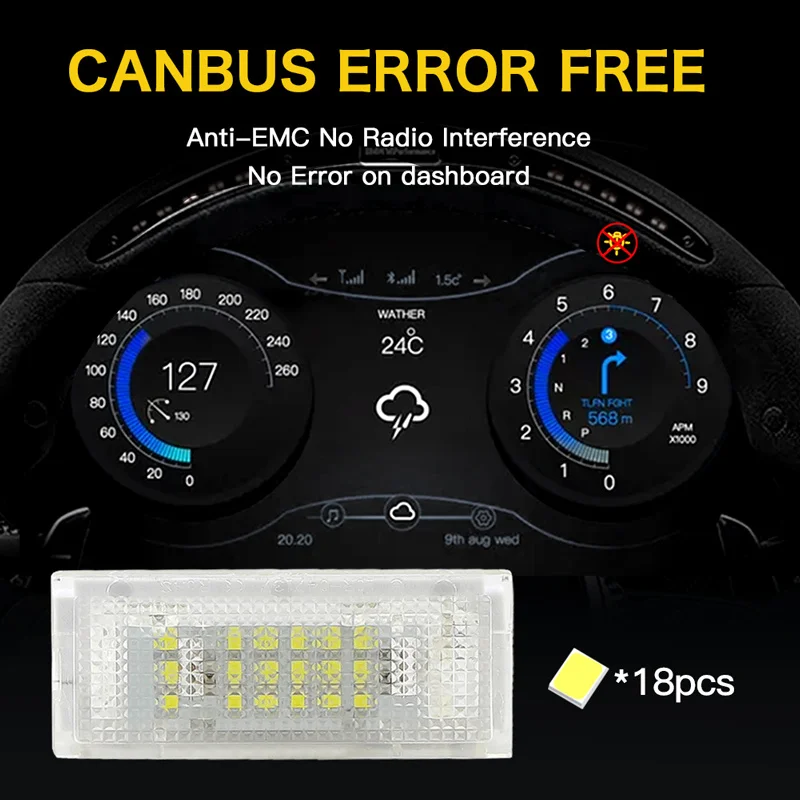 2 шт. светодиодная лампа освещения номерного знака холодного белого цвета CANBUS автомобиля без ошибок для BMW 3 серии E46 4D 1998-2003 5D Touring 1998-2007
2 шт. светодиодная лампа освещения номерного знака холодного белого цвета CANBUS автомобиля без ошибок для BMW 3 серии E46 4D 1998-2003 5D Touring 1998-2007