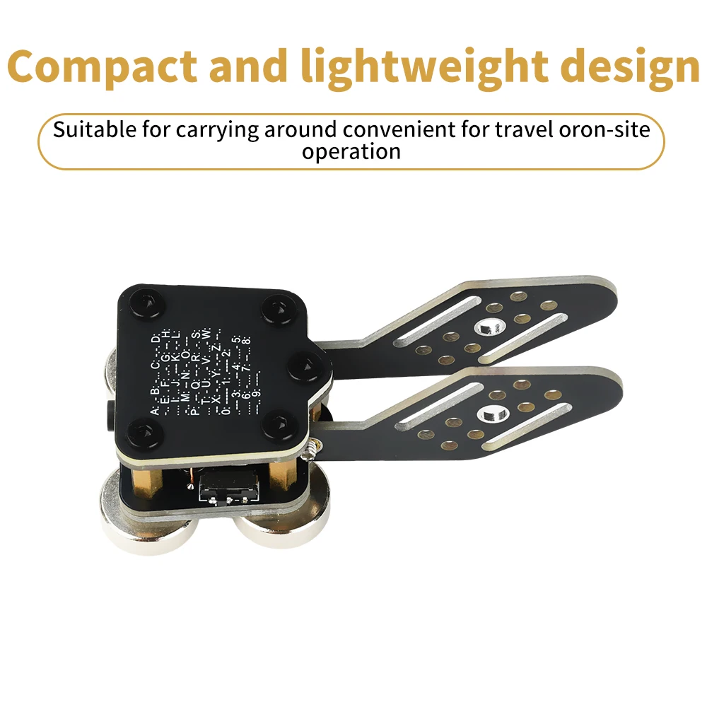 Type-C Morse Code Trainer with 3.5mm Audio CableCW Automatic Trainer PCB 4 Nd Magnet Bases Double Paddle Automatic Morse Keyer
Type-C Morse Code Trainer with 3.5mm Audio CableCW Automatic Trainer PCB 4 Nd Magnet Bases Double Paddle Automatic Morse Keyer