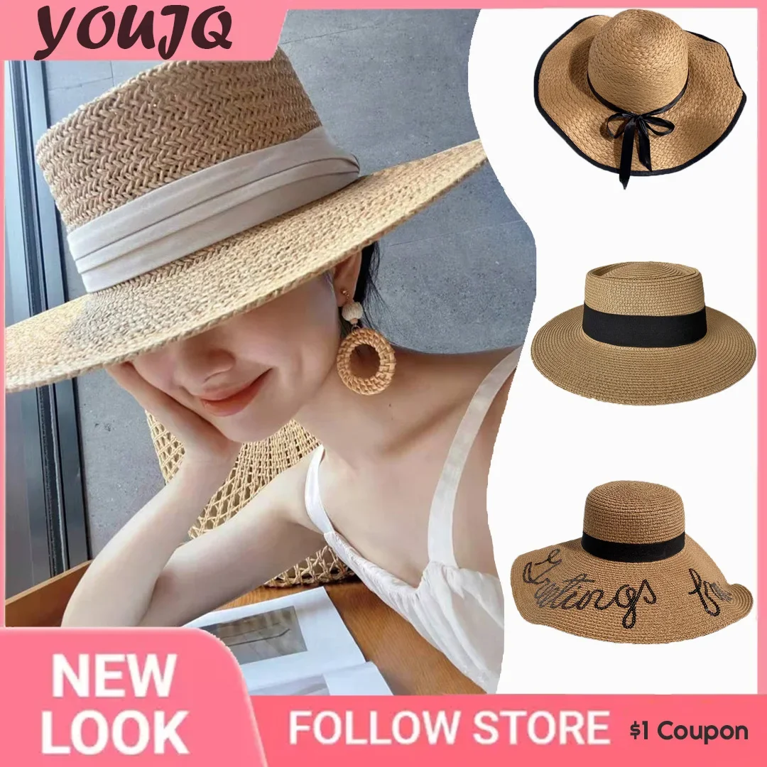 INS French Style Women Summer Sun Beach Flat Straw Hat Kawaii Vacation Panama Straw Woven Small Top Hat White Ribbon Bow Gorra
INS French Style Women Summer Sun Beach Flat Straw Hat Kawaii Vacation Panama Straw Woven Small Top Hat White Ribbon Bow Gorra