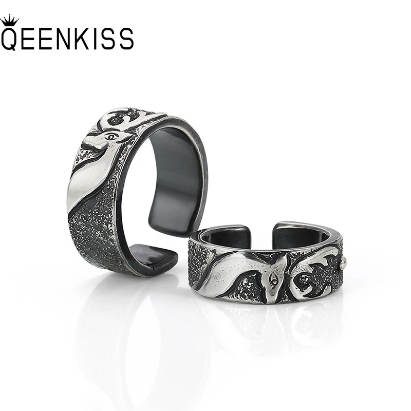 QEENKISS RG6782 Fine Jewelry Wholesale Fashion Couple Lovers Birthday Wedding Gift Vintage Deer 925 Sterling Silver Open Ring
QEENKISS RG6782 Fine Jewelry Wholesale Fashion Couple Lovers Birthday Wedding Gift Vintage Deer 925 Sterling Silver Open Ring